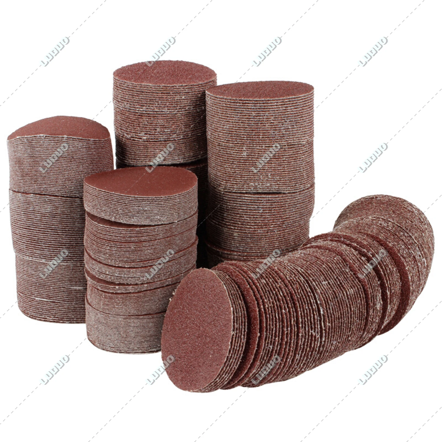 Round Sandpaper Hook And Loop Sanding Discs Sanding Disc For Metal Wood Car Wheel Headlight Restoration Polishing Kit Sand Paper