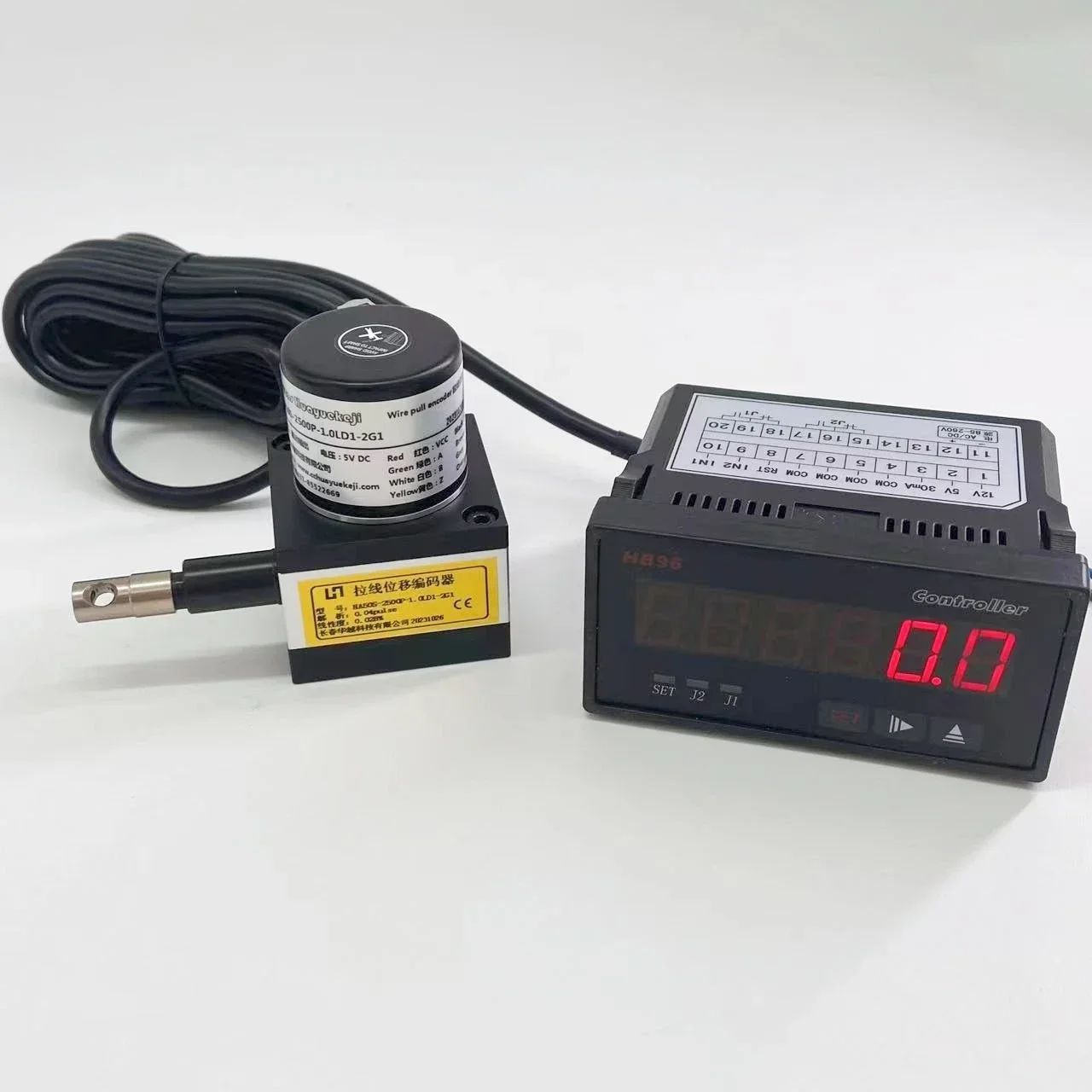 AvaCore Premium Products High Precision  485 Output 1000mm Length Sensor Wire Pull Encoder With Display Rope Absolute Encoder