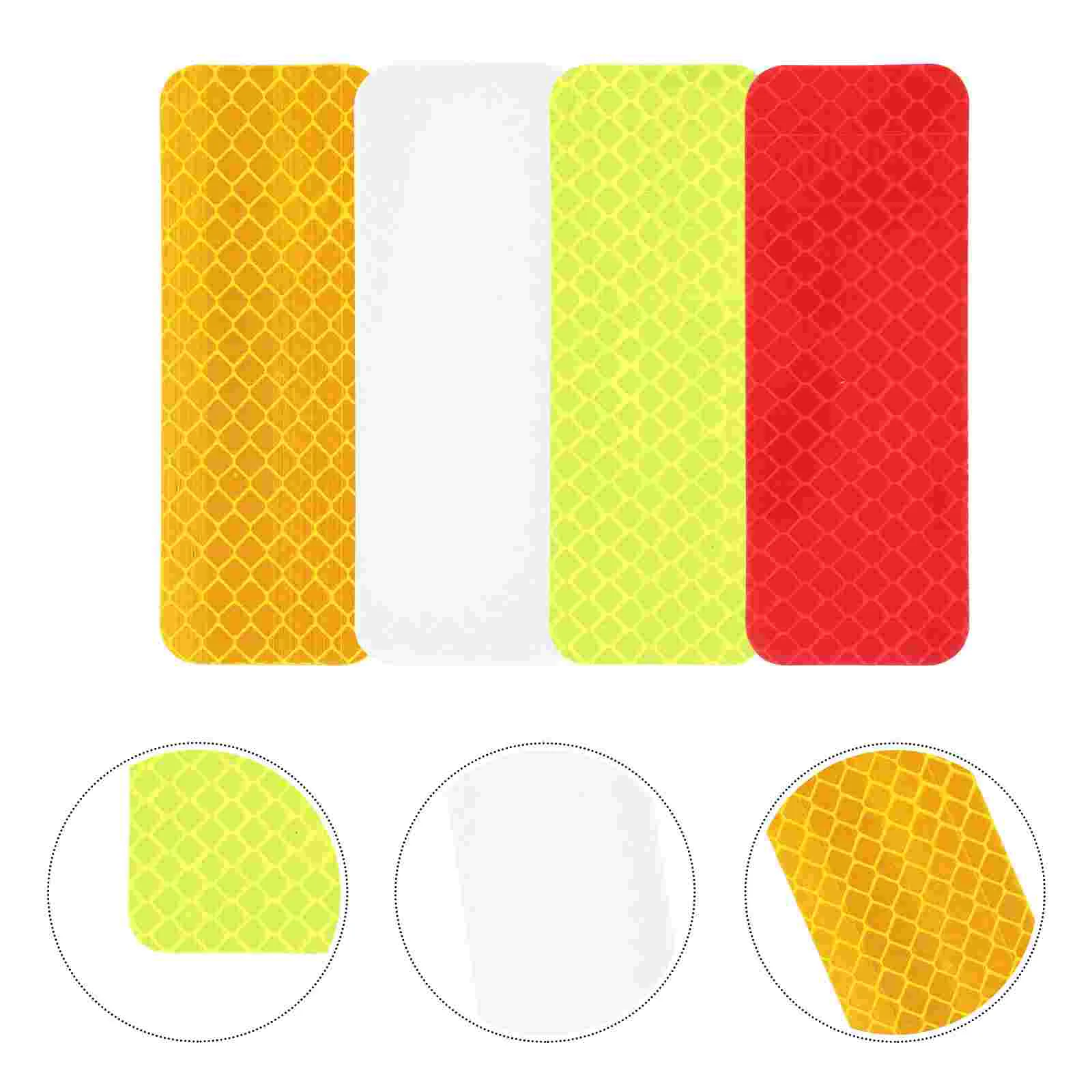 40Pcs Reflective Tape Warning Safety Reflective Sticker Waterproof Adhesive Reflective Decal