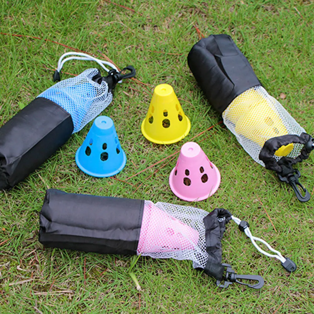 

2pcs Tent Warning Cap Pe Mini Outdoor Camping Lanterns Lightweight Tent Nail Protection Portable Anti-Fall Nail Cover Camping