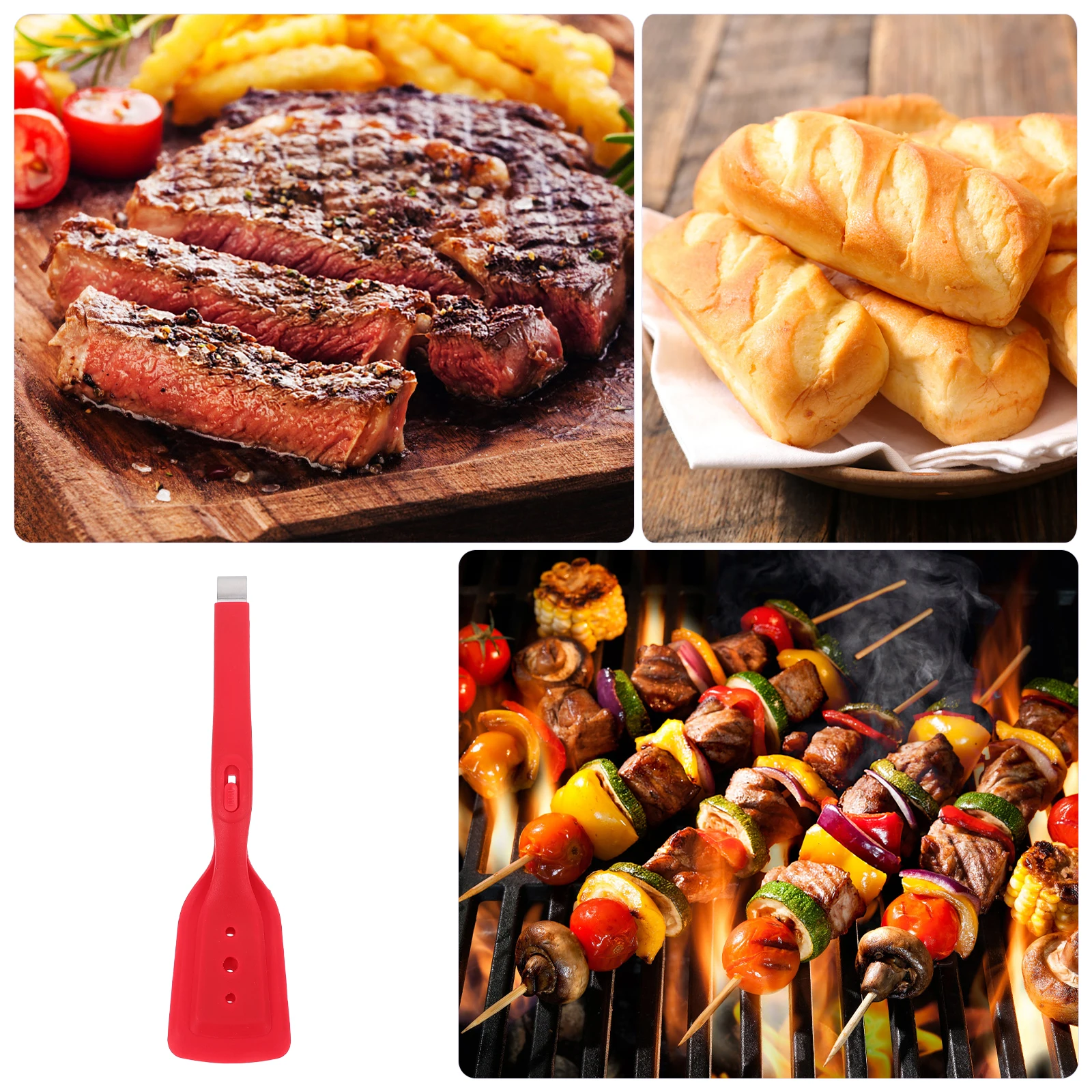 

Multi-Functional Silicone Fried Fish Spatula Clip Portable Kitchen Spatula Tong Food Flipper Cooking Tongs Steak Pancake Egg