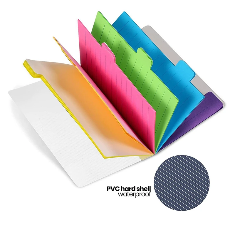 10Pcs 5.9X3.9 Inch Lined Sticky Notes Strong Adhesive Note Pads For Study Notes Works School Office Supplies