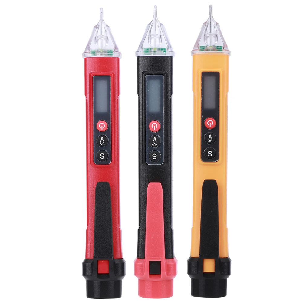 Digital NonContact Test Pen LCD Screen Current Voltage Detector Test Pen Measuring Instrument AC121000V