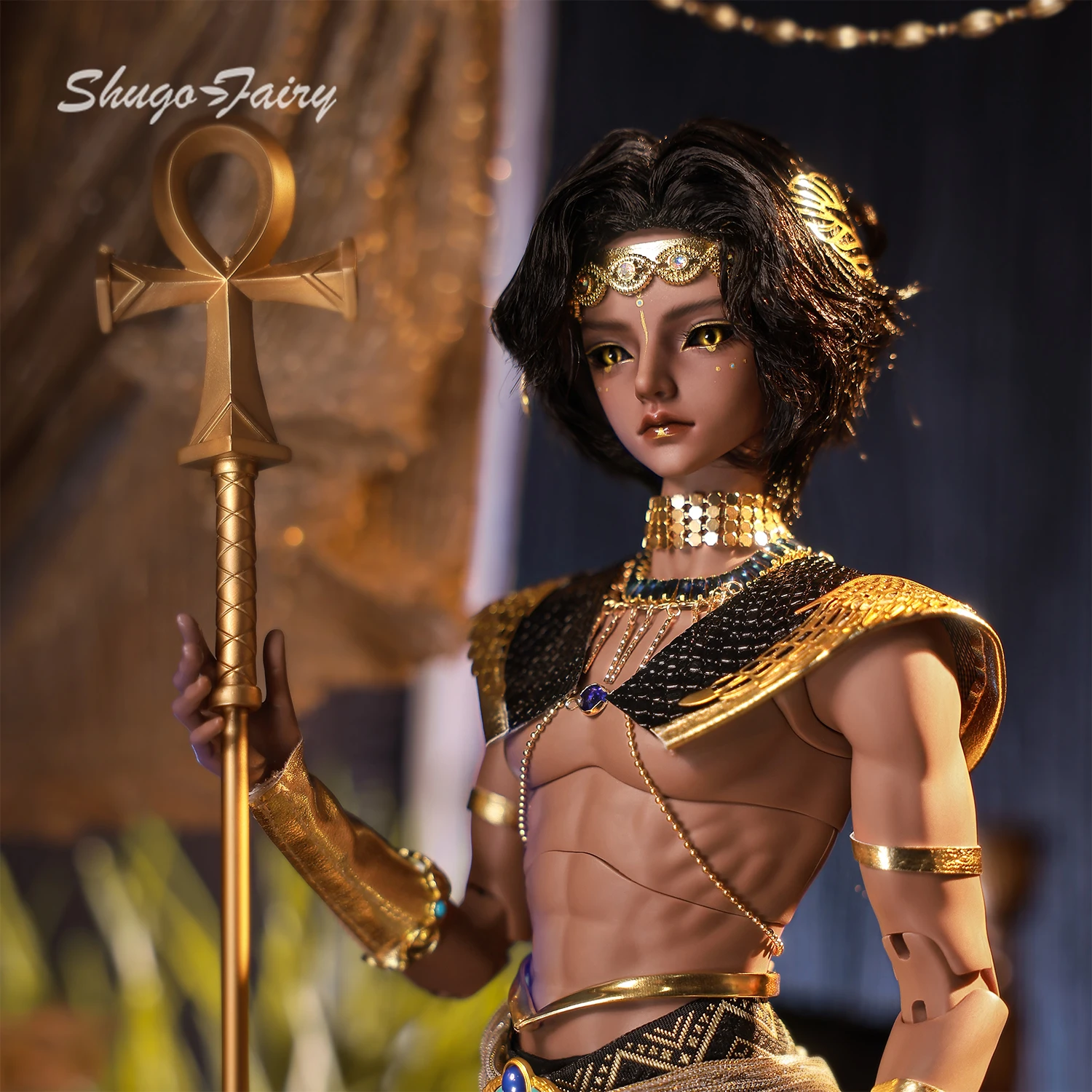 ShugaFairy Morty E 1/4 BJD دمية الخيال المصري القديم إله الشمس را المدافع عالي الجودة آلهة مصر التسعة مجموعة كاملة #3