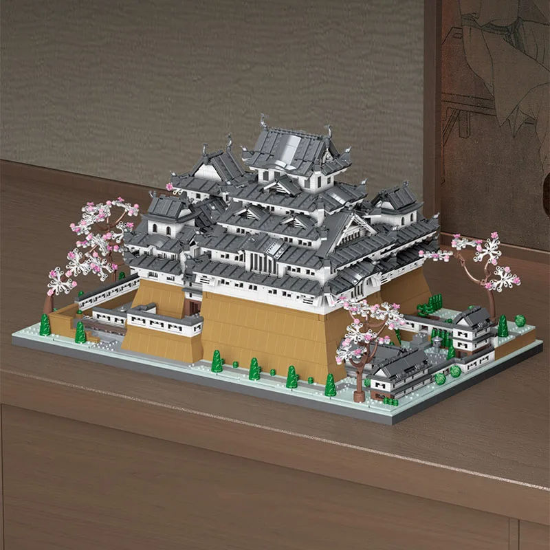 

IN STOCK MOC Creativity Himeji Castle Building Blocks Bricks Assembling Model Construction Toys for Boys Christmas gift set
