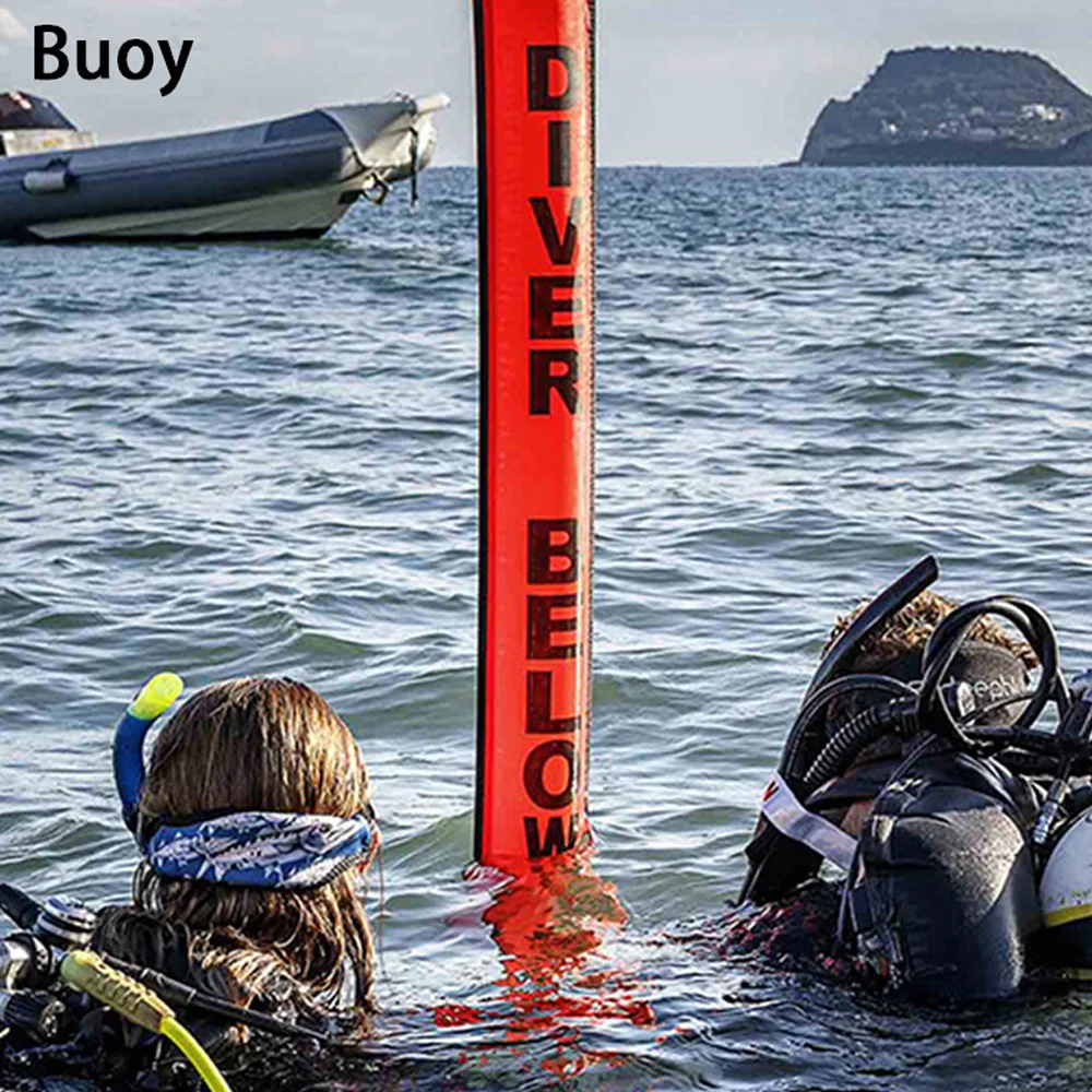 Surface Marker Buoy Colorful Visibility Safety Inflatable Scuba SMB Dive Alert Diver Below DSMB Diving Safety Gear Equipment