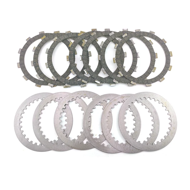 Набор фрикционных стальных дисков сцепления для Yamaha XVS 650 Drag Star V-Star Classic FZ-07 MT-07 MT07 XSR 700 MTN 690 FZ8
