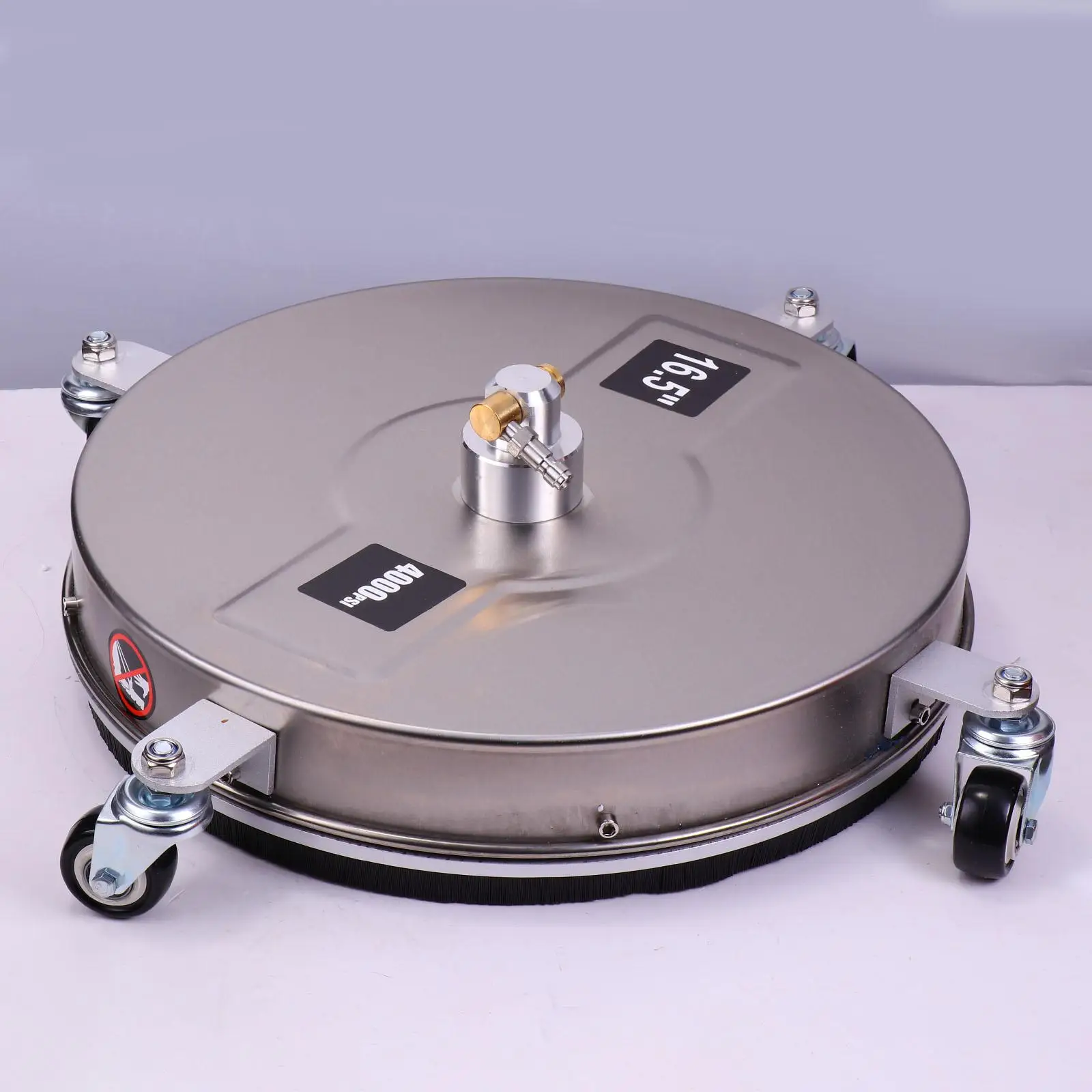 

Pressure Washer Surface Cleaner High Performance 16.5" Pressure Washer Attachment 1/4" Quick Connector for Patio Sidewalk Deck