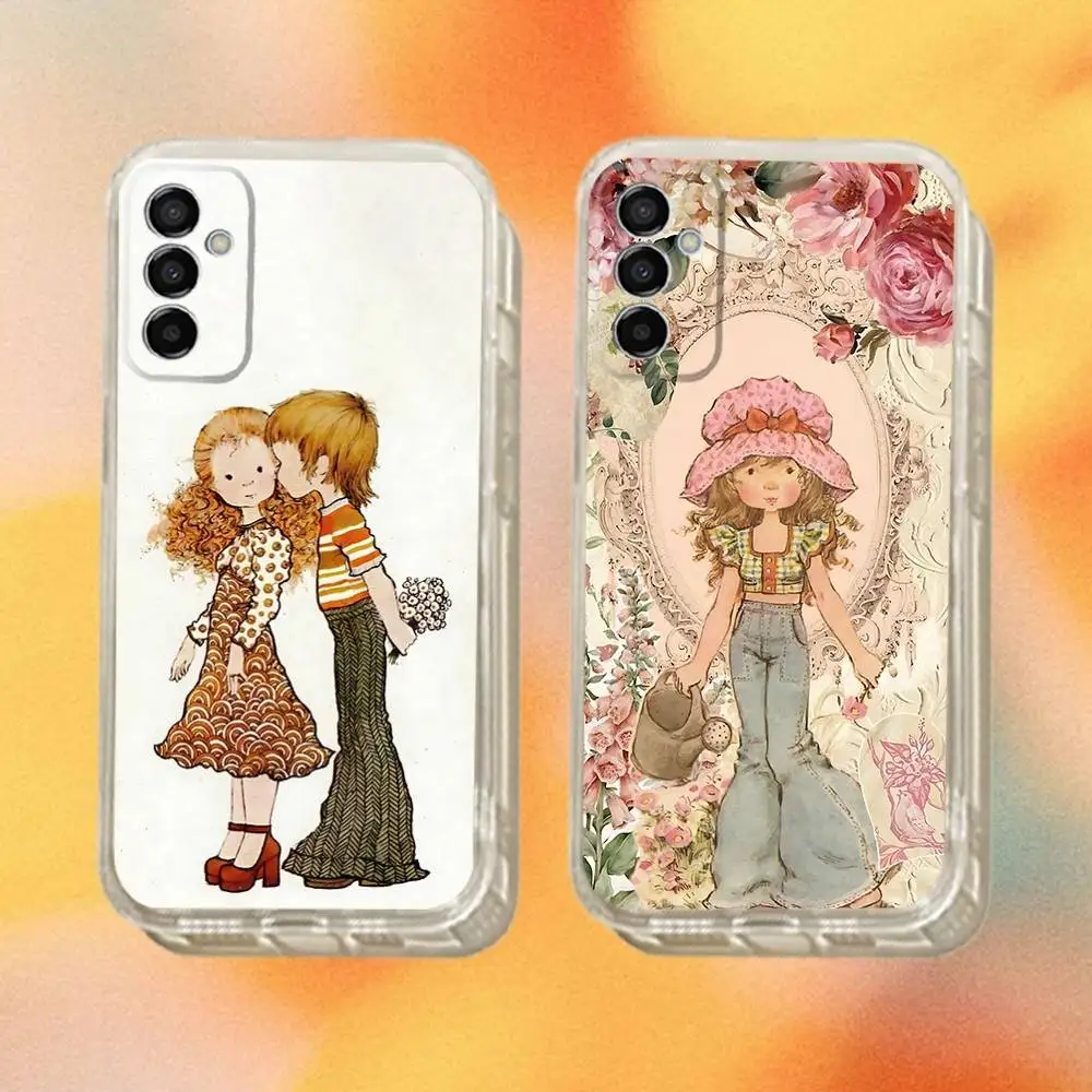 

Art S-Sarah Kay Phone Case For Samsung S24,30,21,22,23,20 FE,lite,PIus,Ultra,5G,Note,9,10 Transparent Cover