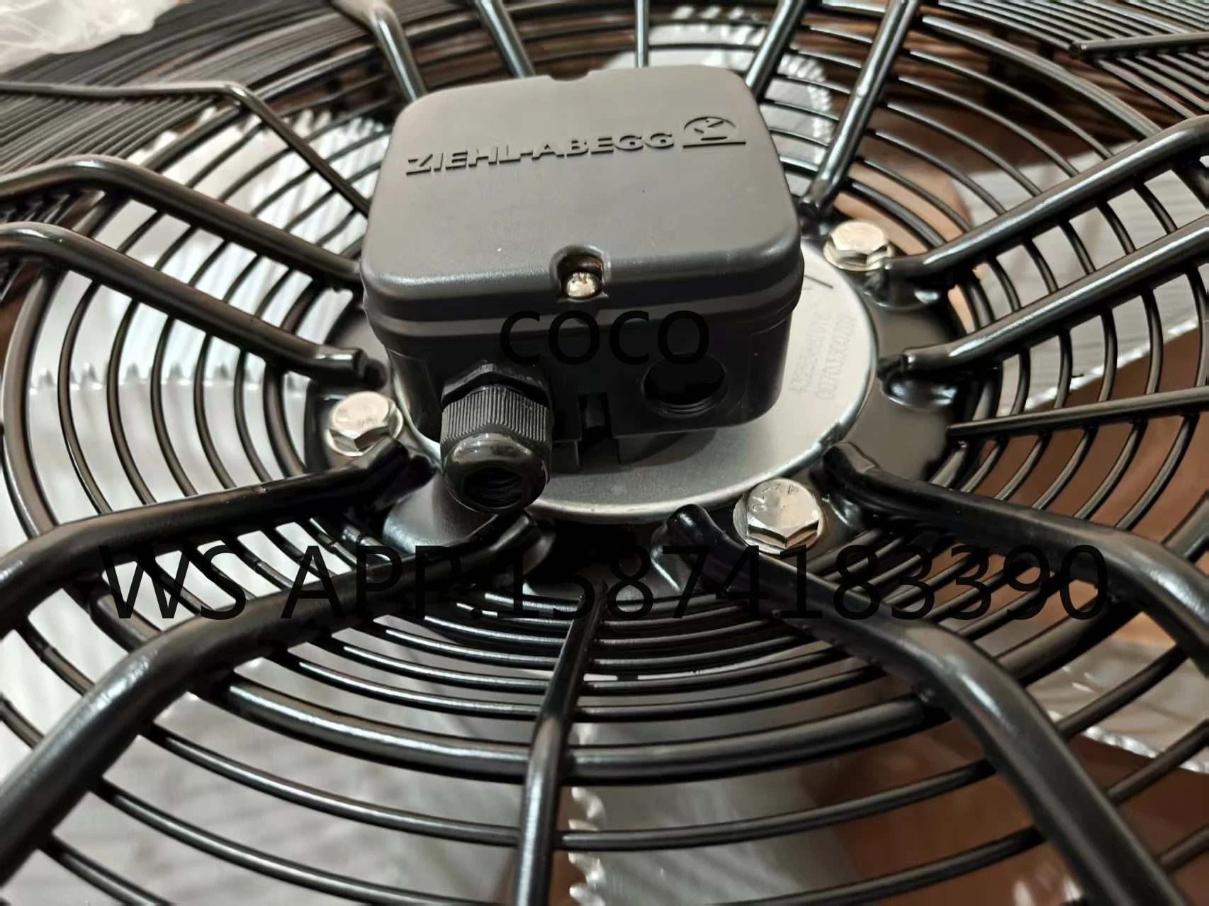 Heavy Duty FN080-SDQ.6N.V7P5 Axial Fan, High Efficiency IP54 Cooling System Fan