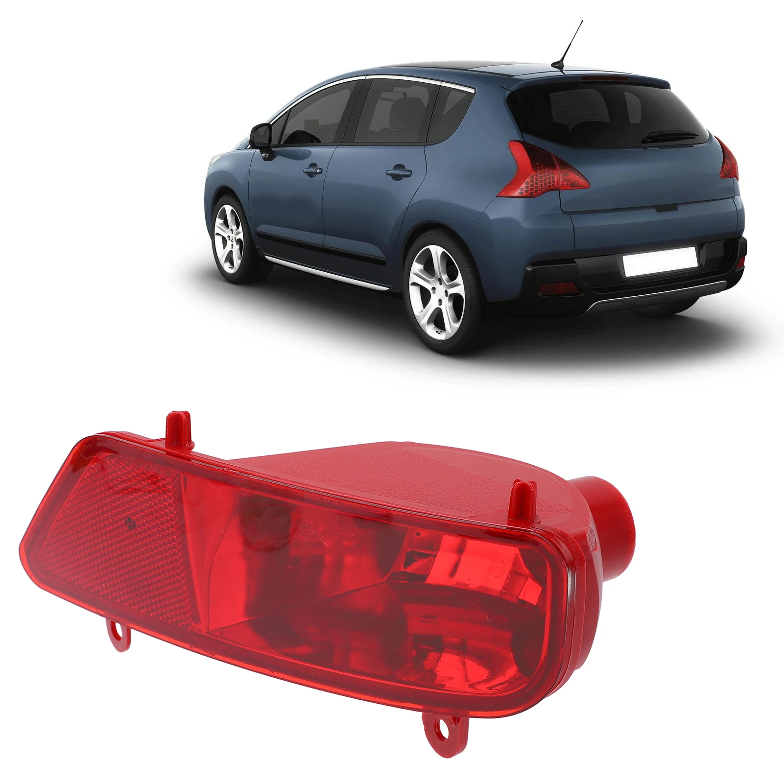 

Red Rear Fog Light Assembly Car Accessories Replacement For PEUGEOT 3008 2009‑2016