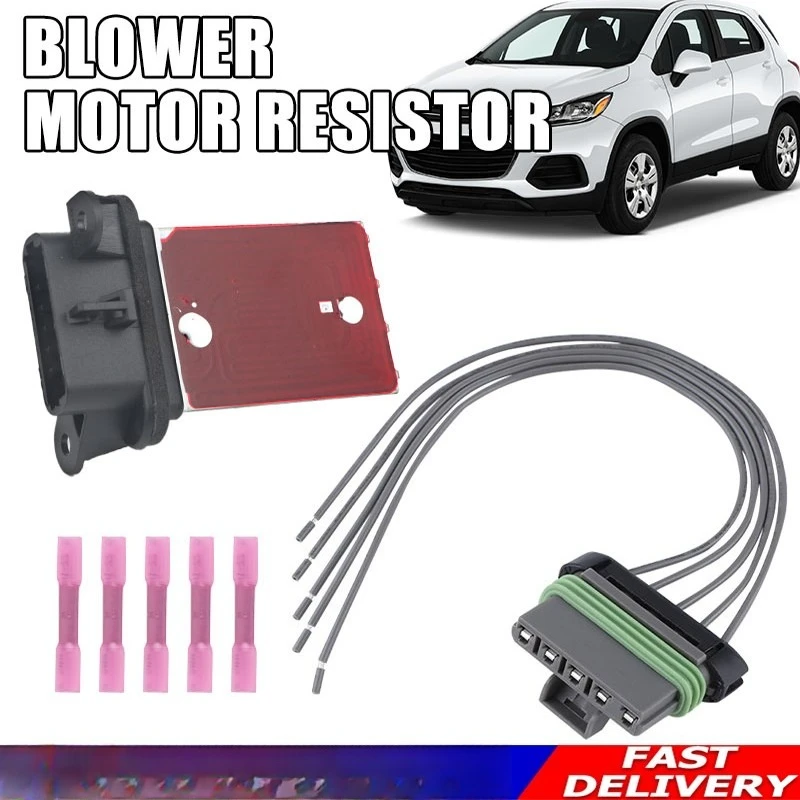 

HVAC Heater Blower Motor Resistor + Wiring Harness Kit for Holden Trax 2013-2020 / Barina Spark - AC Heater Control Module
