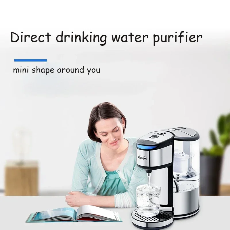 ห้องครัวหม้อกรองน้ําดื่มโดยตรงขวดน้ําเครื่องทําความร้อนในครัวเรือนเครื่องกรองน้ําอุปกรณ์ filtro de agua purificador de agua