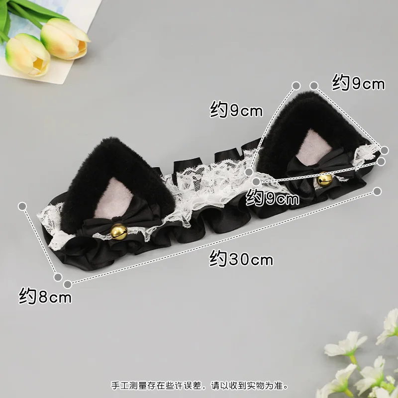 Helmet Decoration Handmade Plush Ears Electric Car Motorcycle Headgear Headgear Girl Triangular Cat Ear Headband