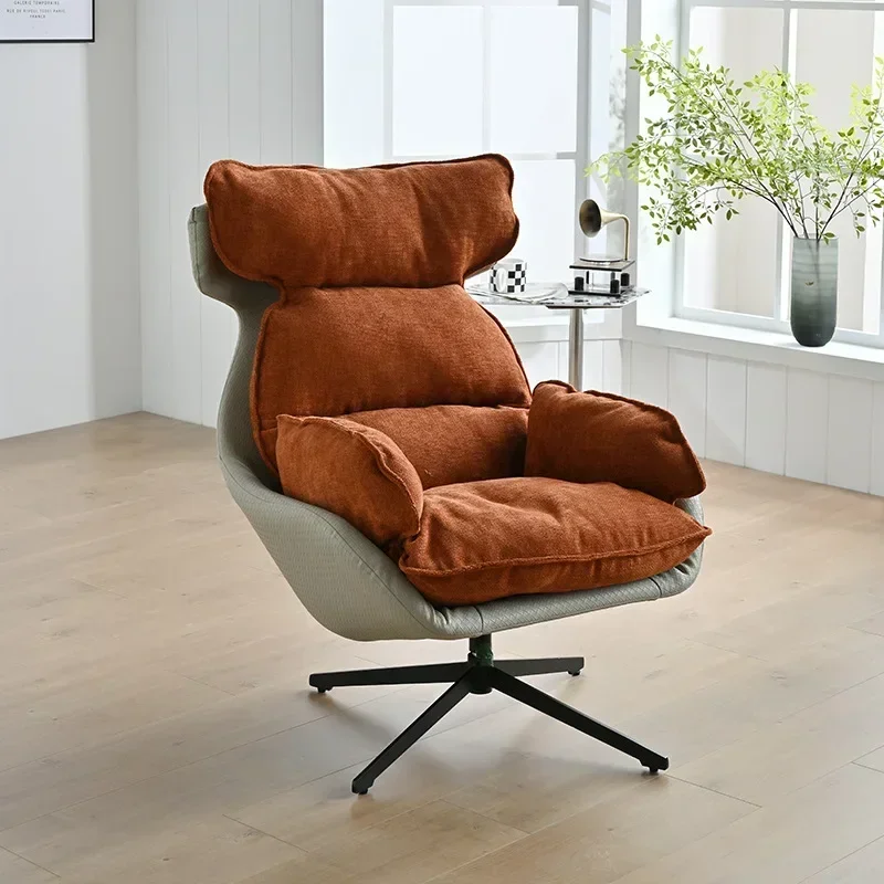 Single sofa chair, sedentary and comfortable living room balcony home leisure swivel chair