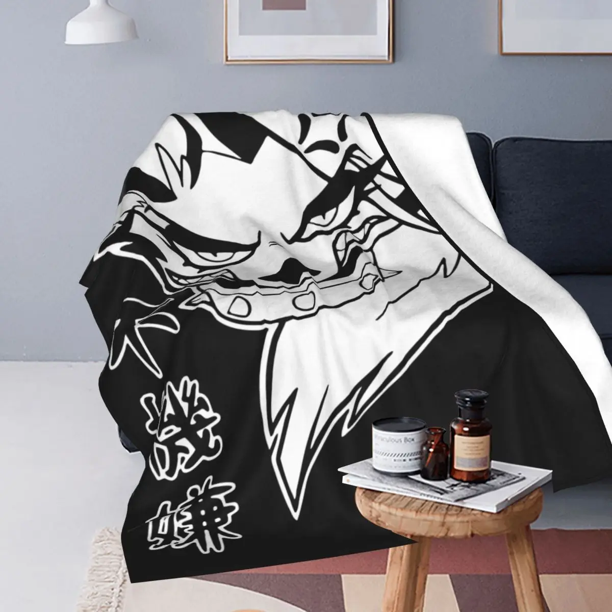 Loona Blanket Cover Flannel Helluva Anime Lightweight Thin Throw Blankets for Bed Bedspread