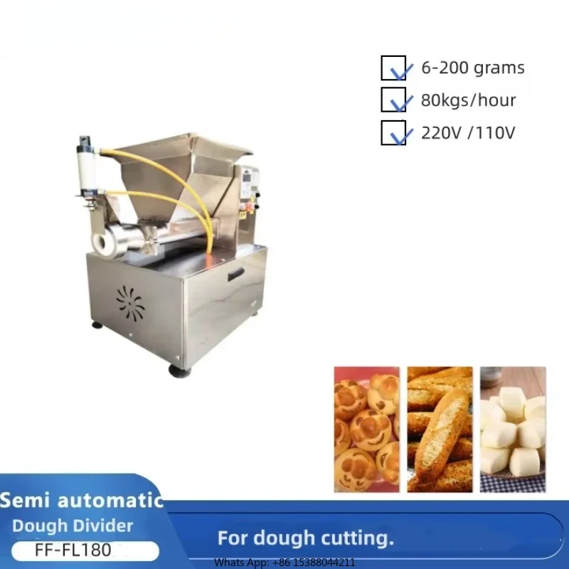 Automatic Bread Dough Cutter/Dough Strip Cutting Machine / Steam Stuffing Bun Cutting Dividing Machine For Sale