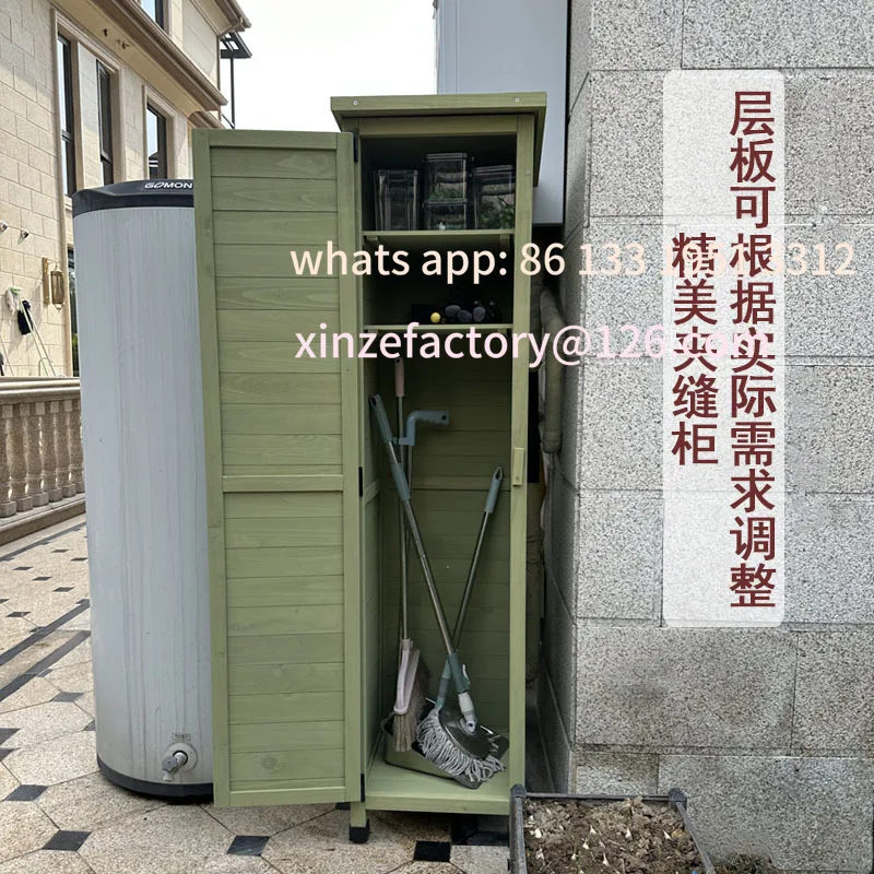 

Customizable sundries storage Narrow slit locker Outdoor rain and sun protection Height