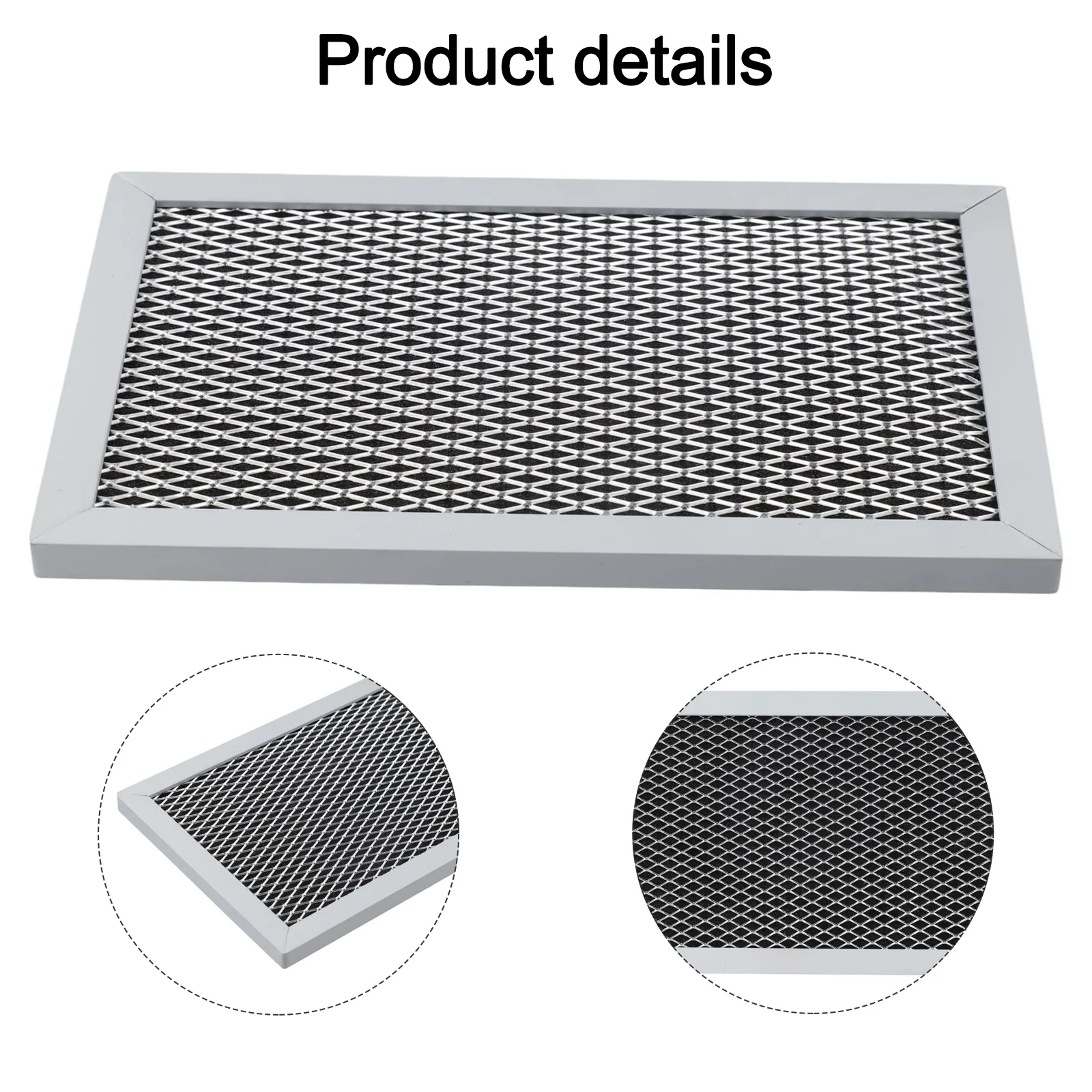 2pcs Filter Activated Carbon Filter High Temperature Resistance For GE Microwave Models Multi Layer Filtration System