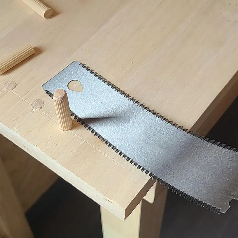 150mm Wood Saw Double Edged Japanese Pull Saw Flexible Blade Hand Saws Tree Branch Cutte Mini Woodworking Flexible Hand Saw