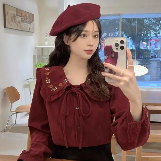 

Рубашки с длинным рукавом, женские полосатые свободные рубашки на пуговицах, минималистичный женский осенний корейский стиль, молодежный офисный наряд