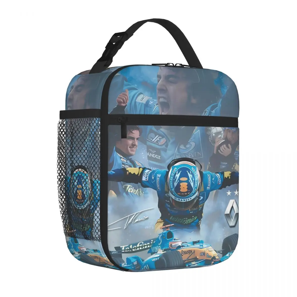 Hot Sale FERNANDO ALONSO 2005 & 2006 POSTER Slim Fit Lunch Handbag Business Commute Thermal Food Carrier