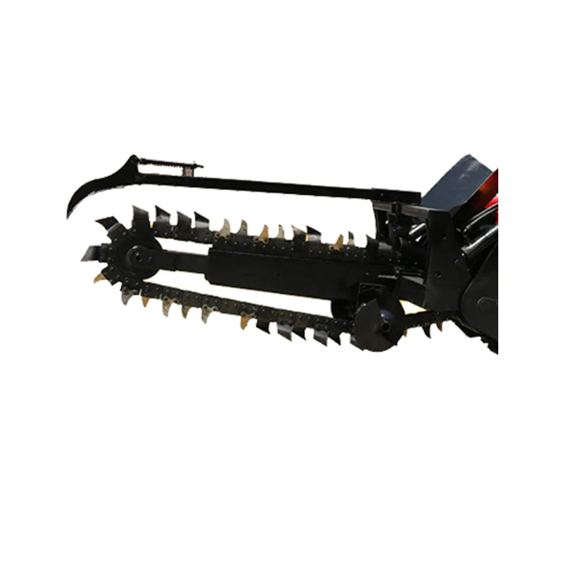 Tractor 3 Point PTO Chainsaw Digging Ditcher Mini Walk Behind Trencher Ditching Machine