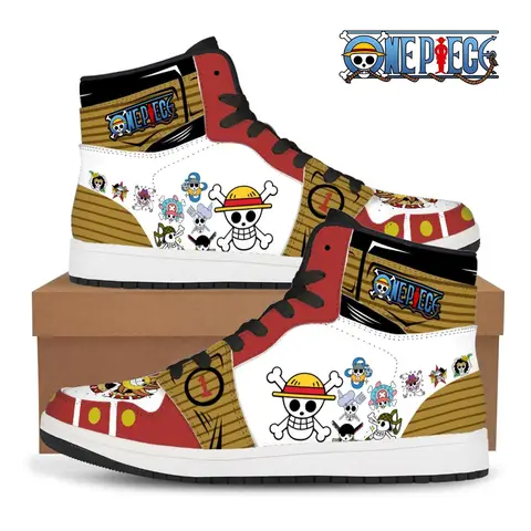 One Piece Basketball Shoes Luffy Zoro Sneakers Nime Casual Shoes Custom One Piece Basketball Shoes Shoes Unisex Birthday Gift