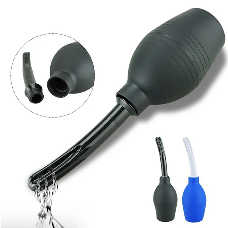 Enema e ducha para homens e mulheres, lavagem limpa e saudável, sistema de lavagem de silicone, chuveiro anal confortável, 310ml