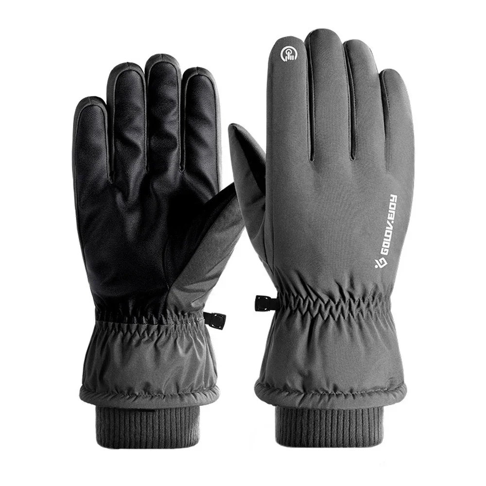 

New Winter Anti-Slip Ski Gloves for Women and Men Outdoor Cycling Touchscreen Waterproof Warm and Velvet Thick Gloves