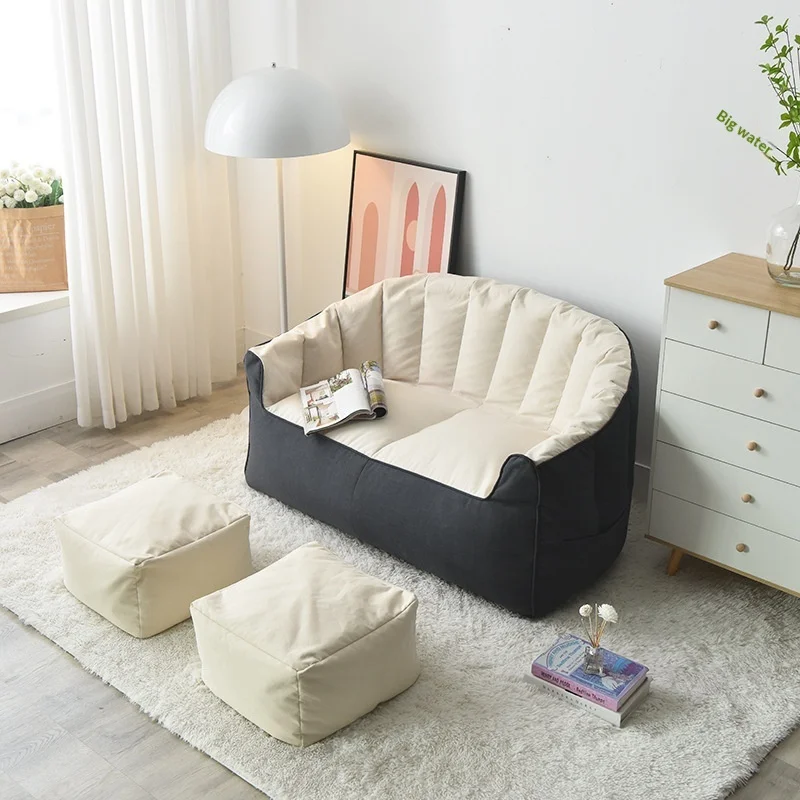 

Fabric bean bag sofa - removable condom suitable for small apartments and balconies - sleeping tatami design