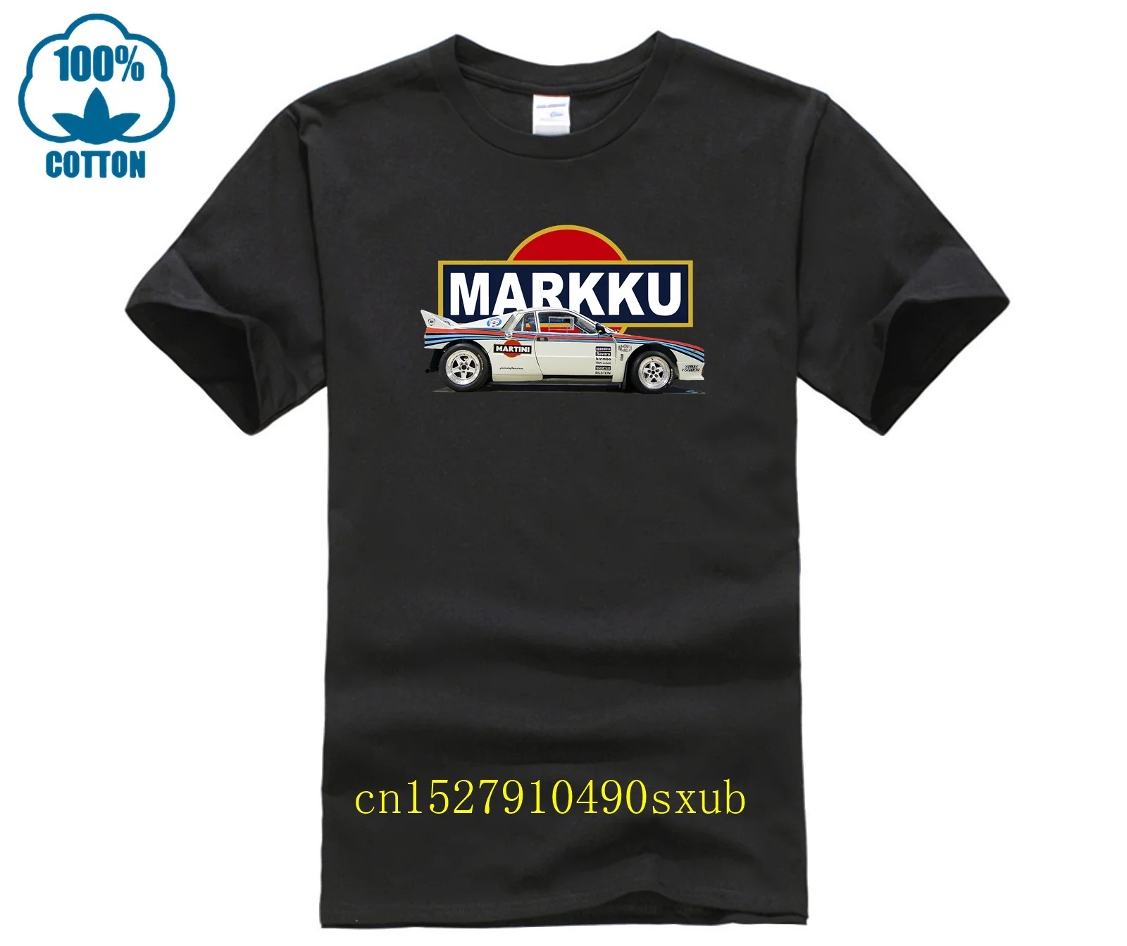 Camiseta LANCIA 037. COCHE RALLY. WRC. COCHE CLÁSICA. RETRO. BETA MONTECARLO. ABARTH