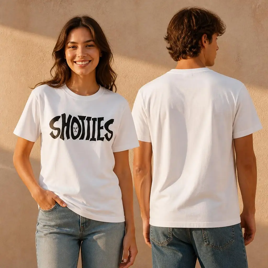Lngshots Shotties Herren T-Shirt 100% Baumwolle Kleidung Lustiges Kurzarm-T-Shirt Geschenk T-Shirts – Detail 3