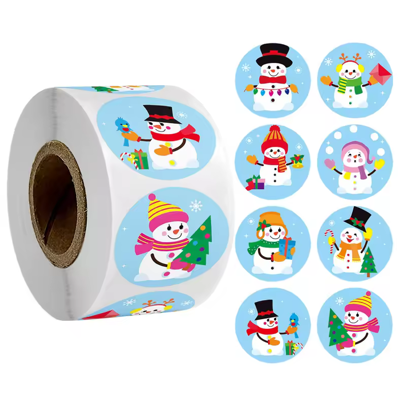 Children's Christmas gift label stickers School teachers commended students reward Self-adhesive Decorative gifts series - Image 9