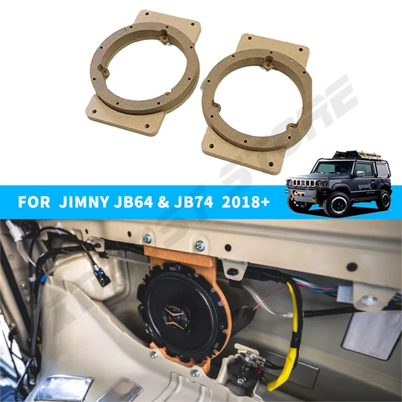 6 Inches Speaker Bracket Holder Mount For 2019-2023 3 Door 5 Door Suzuki Jimny Siarra Jb74w Jb64 Jimny Interior Accessories view 2