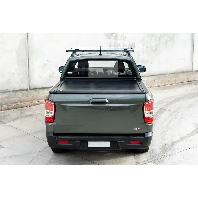 Factory Hot Sale Ute Roller Cover Auto-Retracting Short Bed Lid Ing Durle Aluminum Shutter -Theft Feature