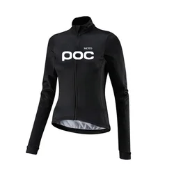 Lady Long Sleeve MOTO POC Cycling Jersey Women Bicycle Road Bike Uniform  Autum MTB Clothing Breathable Team Cycle Sweatshirt