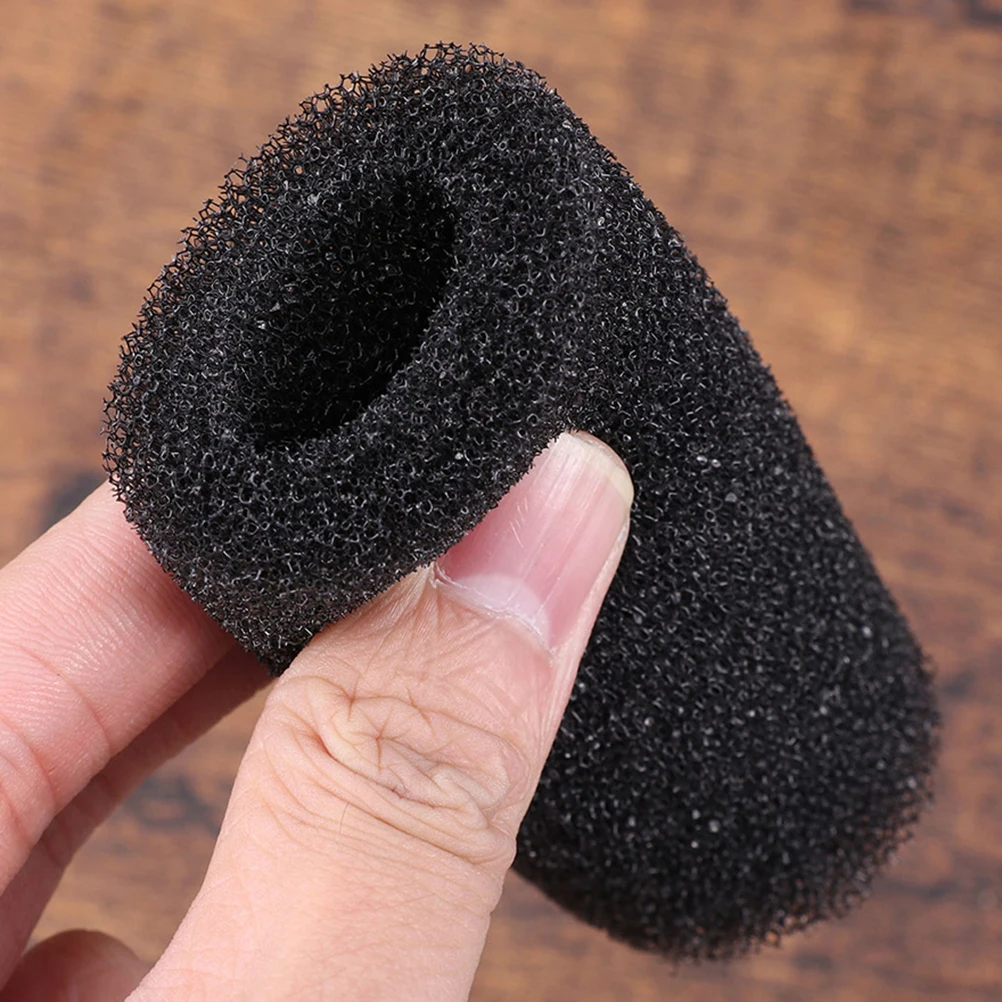 

40 Pcs Black Pre Filter Sponges for Fish Tank Aquarium Intake Fins Sponge Prevent Debris Clogging Freshwater Marine