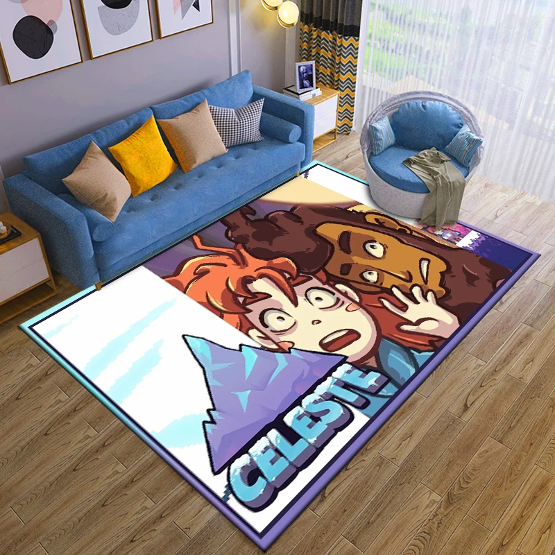 Celeste-game Carpet for Living Room Game Rugs Soft Floor Cartoon Rugs Bathroom Rug Mat Yoga Mat Home Decor Decoration Maison