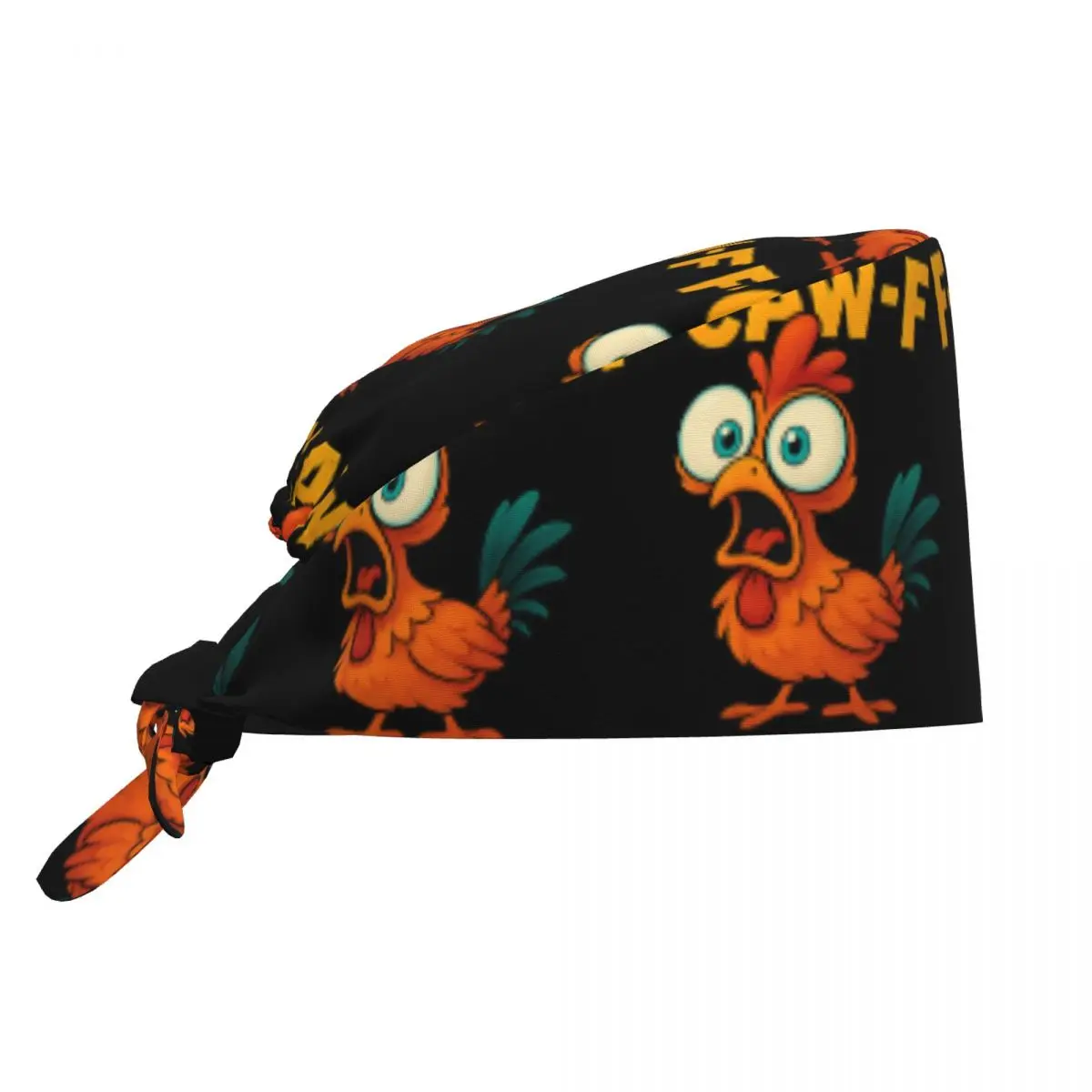 

Рабочая кепка-скраб F Caw F, куриные шапки медсестры для унисекс, рабочая кепка с повязкой на спине, медицинская шапка с регулируемым узором