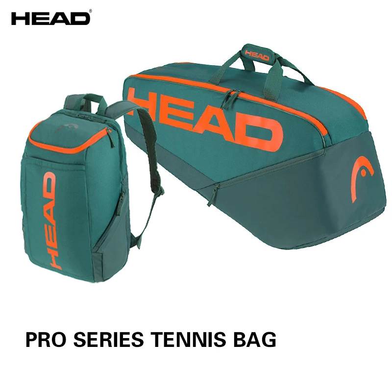 Head original Pro Series Tennis Bags shoulder padel Sports Backpacks tennis Racket Bags tennis Player Bags with shoe compartment