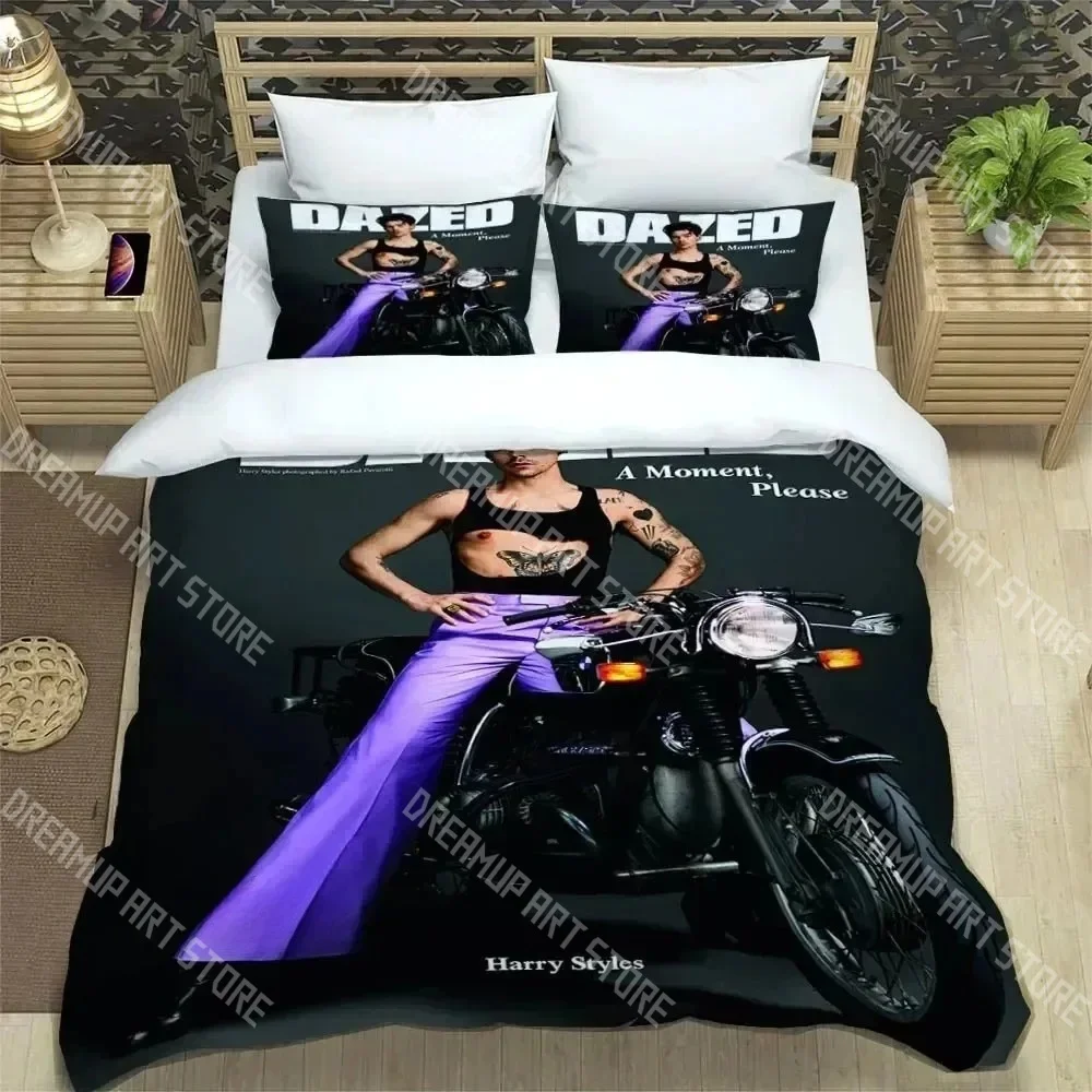 Fashion Singer English H-Harrys Bedding Set Single Twin Full Queen King Size Bed Set Kids Bedroom Duvetcover Sets Bed Sheet Set