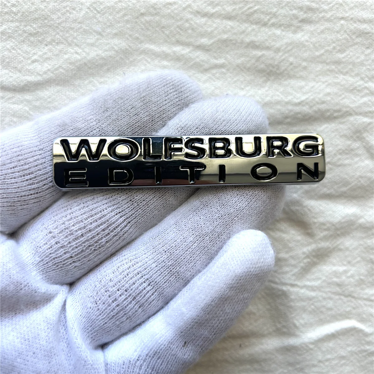 

Металлический логотип автомобиля WOLFSBURG EDITION, подходит для багажника кузова, хвоста, боковой наклейки, декоративные аксессуары