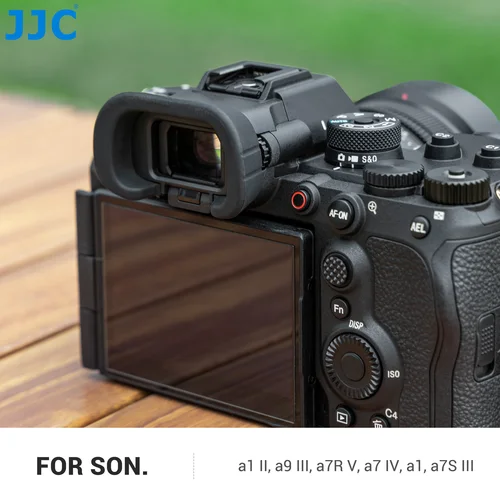 Imagen 2 del producto JJC visor ocular suave de silicona para Sony A7M5 A1 II A9 III A7R V A7V A7 IV A1 A7SIII parasol reemplazar Sony FDA-EP21