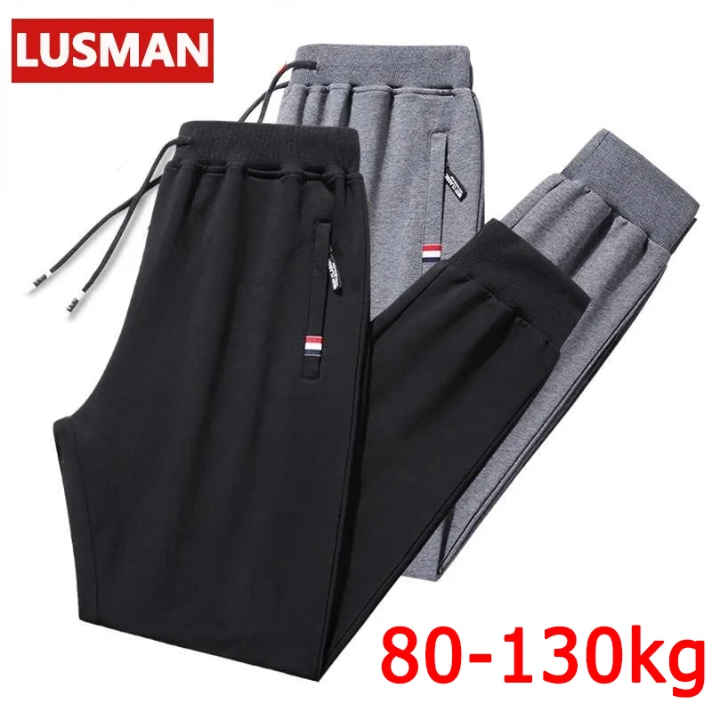 

Mens Sweatpants Big Size 8XL 80-130kg Cotton Long Pants Sport Trousers Men Pantalones De Chandal Hombre Спортивные Штаны Мужкие