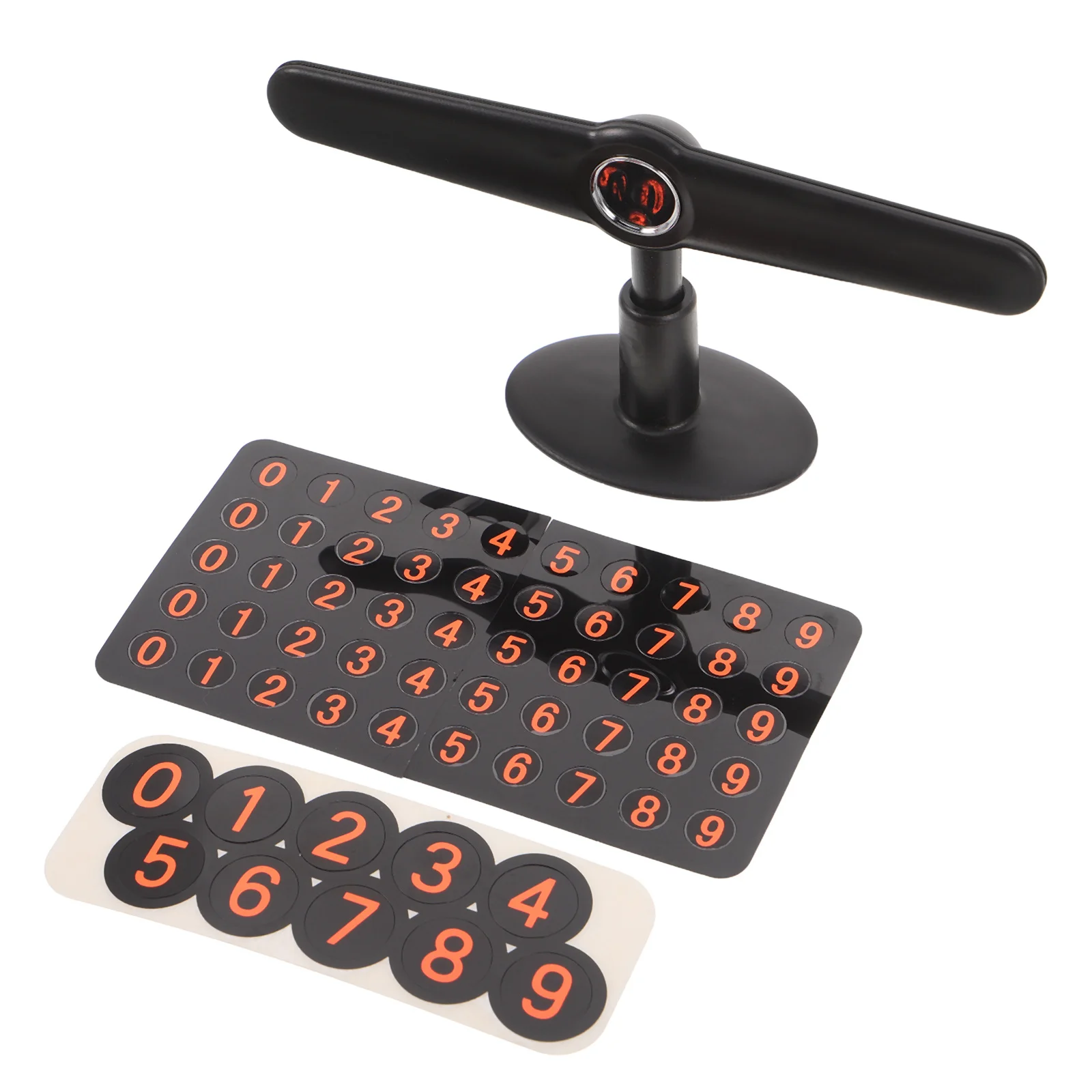 علامة ركن السيارة المؤقتة للسيارات، عرض رقم الهاتف عالي الوضوح، لوحة اتصال مقاومة للماء، لوحة اتصال لوقوف السيارات المتحركة #4