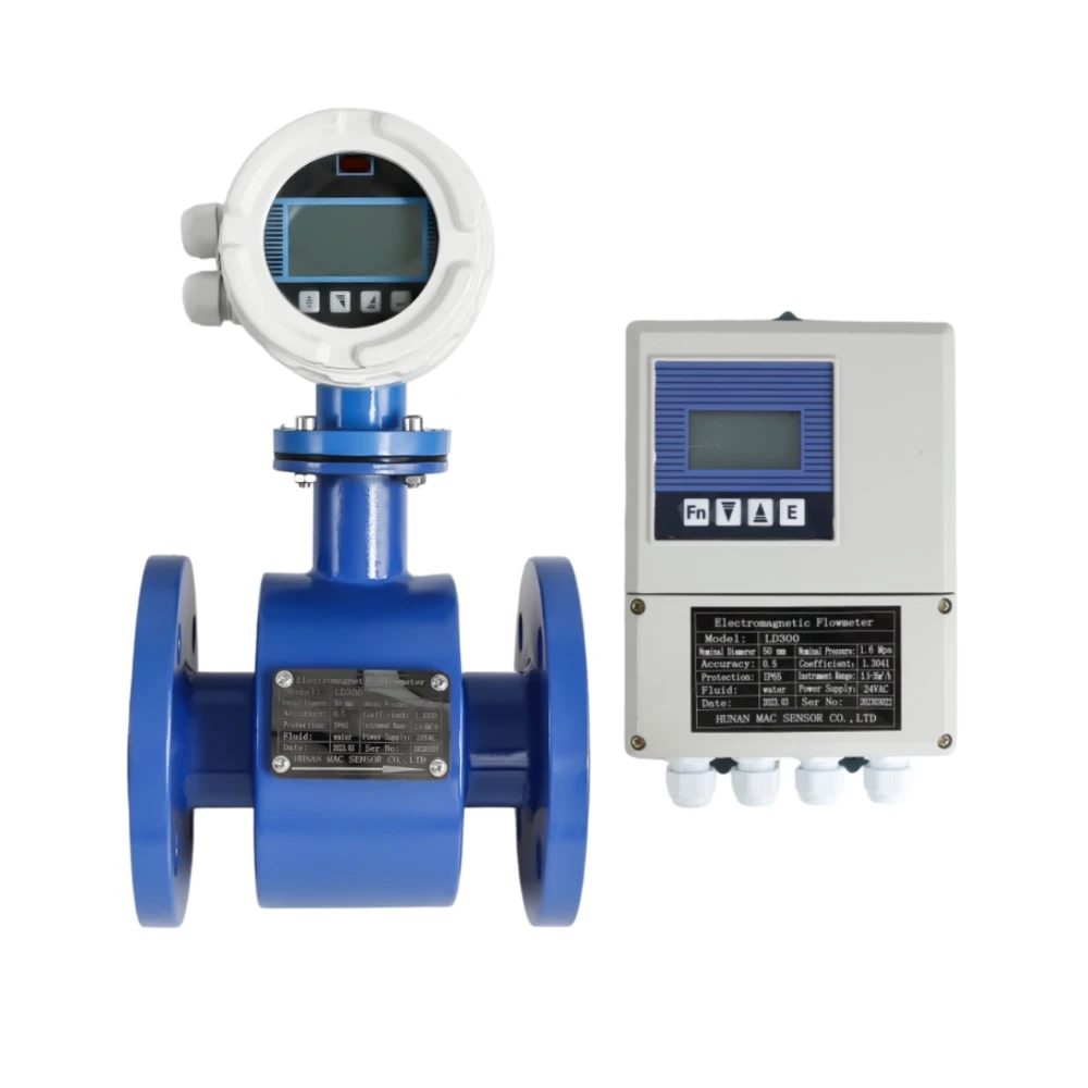 DN150 electromotive force water-liquid volumetric electromagnetic magnetic flow sensor