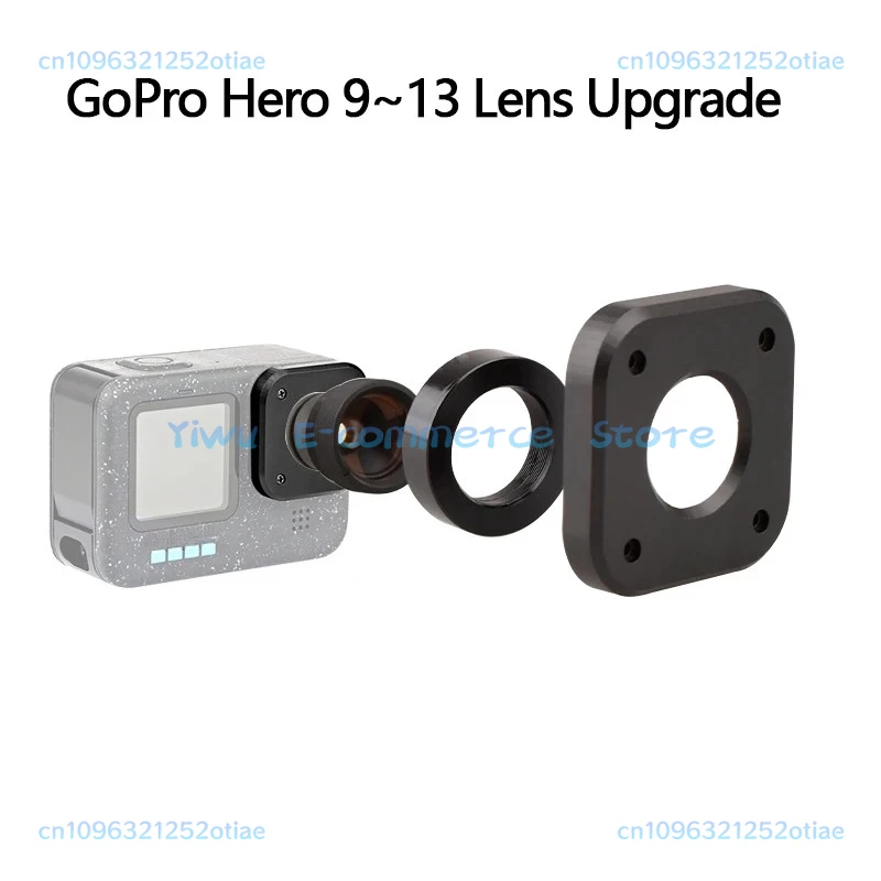 

HPA 12mm Lens Replacement for GoPro Hero 9 10 11 12 13 M12*0.35MM Mount 4K UHD Sensor Compatible Upgrade Retrofit Mounting Tool