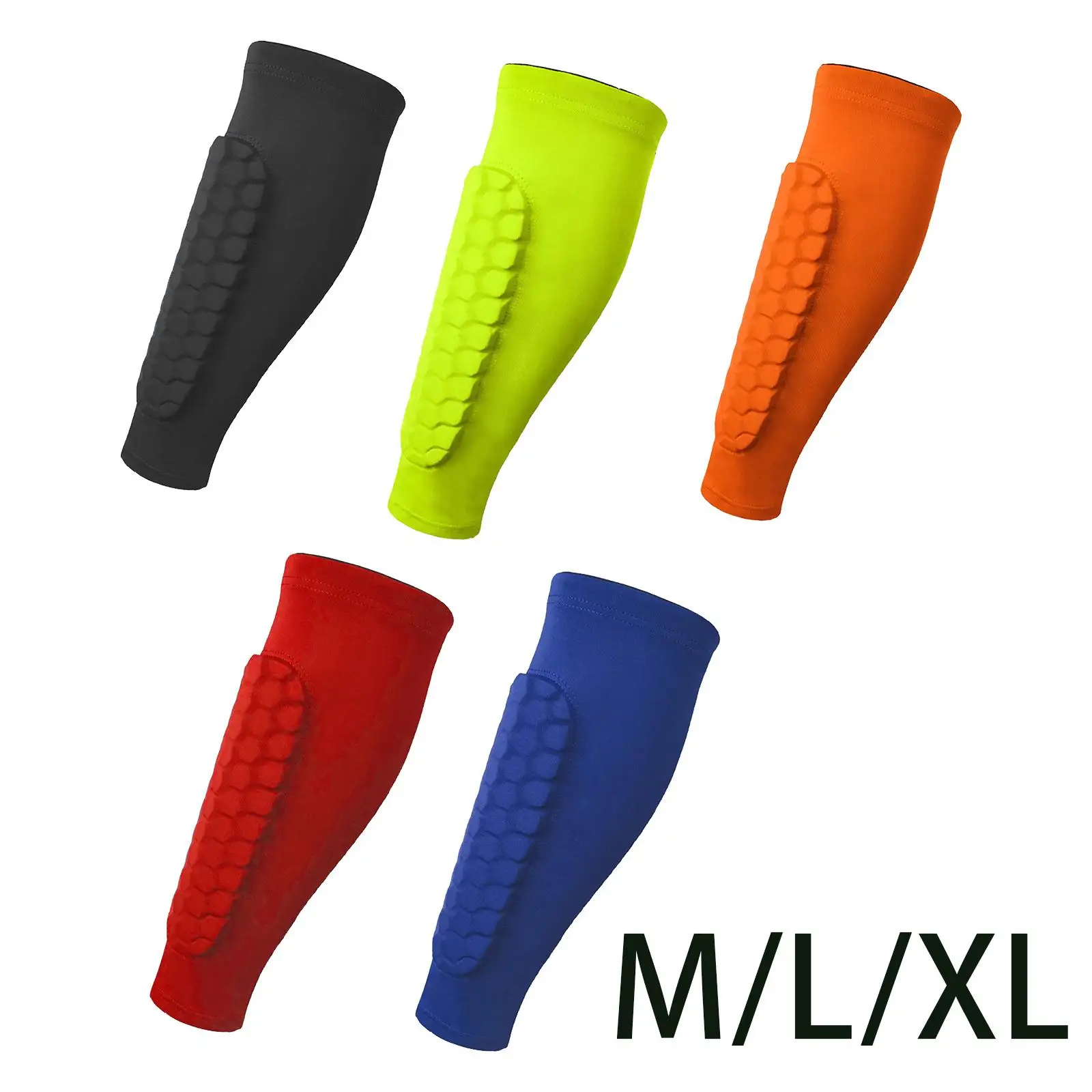 Football Leg Sleeves Training Breathable Soccer Shin Guards Knee Support for Volleyball Teens Adult Softball Football Beginner