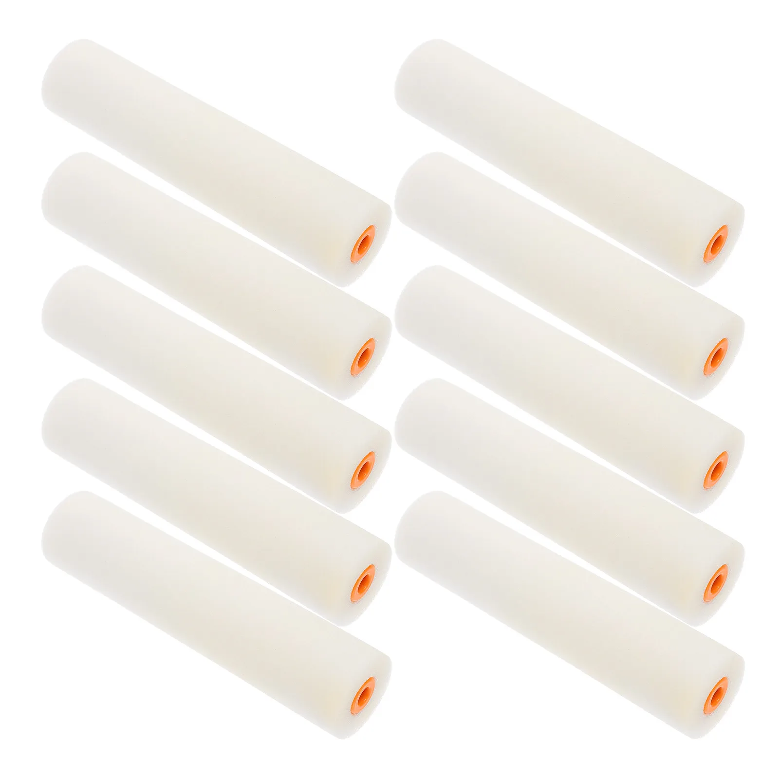 

10Pcs Versatile Sponge Rollers for Painting and Cleaning High-Density Foam Brush Roller Ideal for Walls Cabinets Furniture DIY